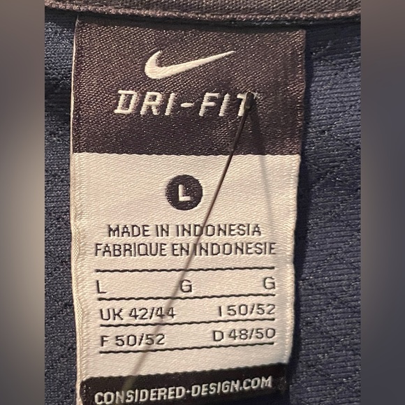 University of West Virginia Mountaineers Nike Dri-Fit Polo Large NEW - Picture 5 of 6